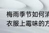 梅雨季节如何消除衣服上的霉味 消除衣服上霉味的方法