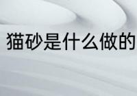 猫砂是什么做的 猫砂是什么做出来的