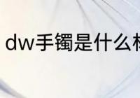 dw手镯是什么材质 dw手镯简单介绍