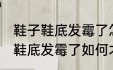 鞋子鞋底发霉了怎么办才能洗掉 鞋子鞋底发霉了如何才能洗掉