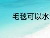 毛毯可以水洗吗 毛毯能水洗吗