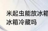 米起虫能放冰箱冷藏吗 米起虫可以放冰箱冷藏吗