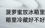 菠萝蜜放冰箱里冷藏好吗 菠萝蜜放冰箱里冷藏好不好