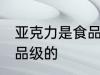亚克力是食品级的吗 亚克力是不是食品级的